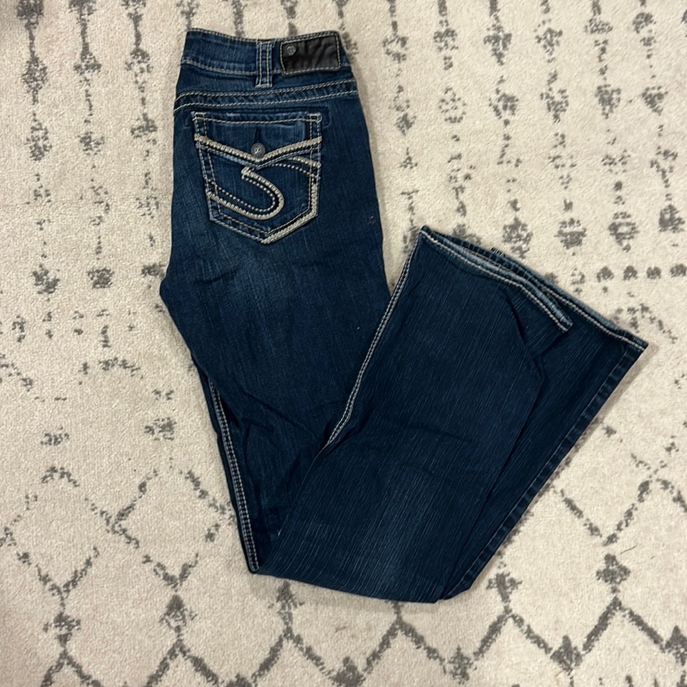 Silver jeans